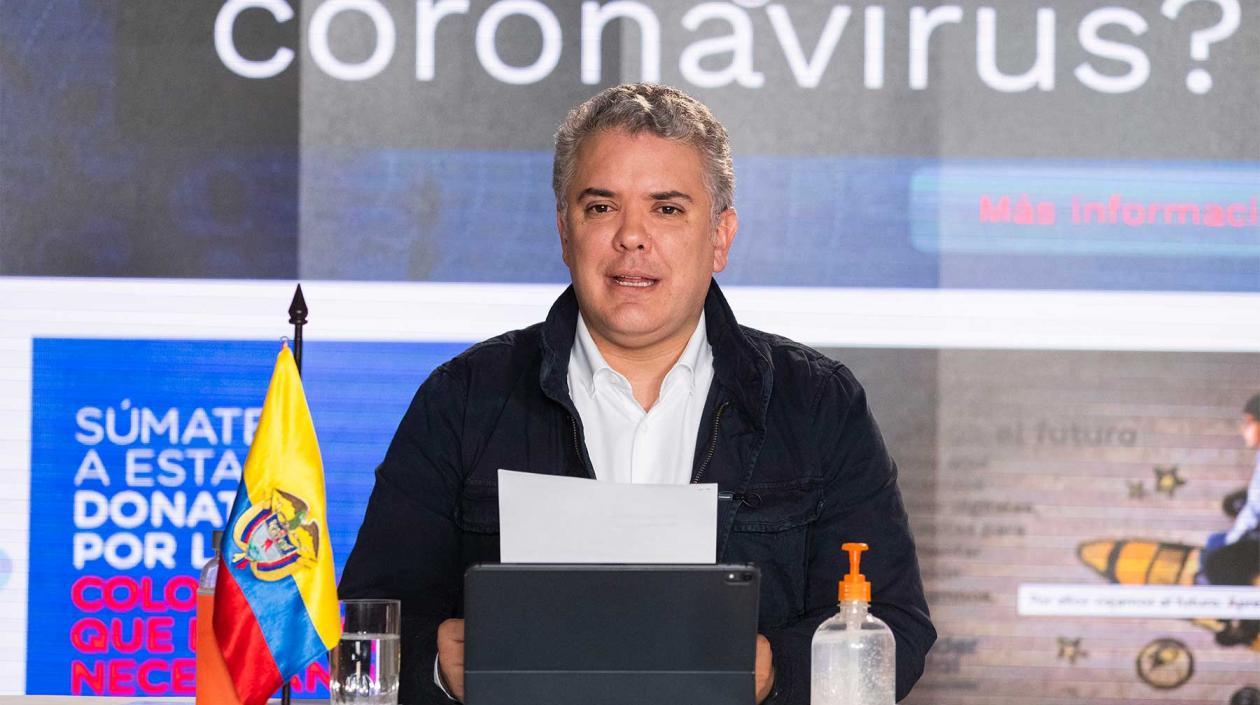 El Presidente de la República, Iván Duque.