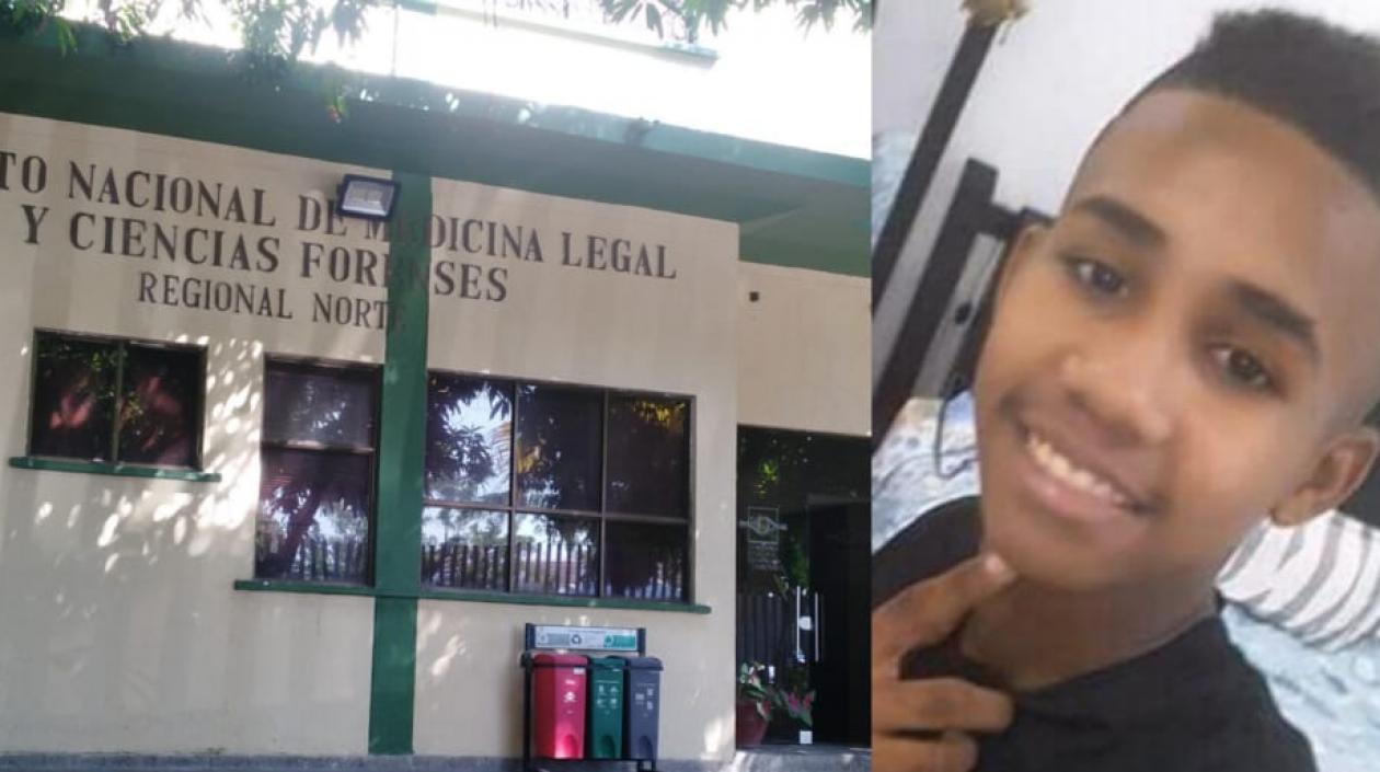 El cuerpo del adolescente fue llevado a Medicina Legal.
