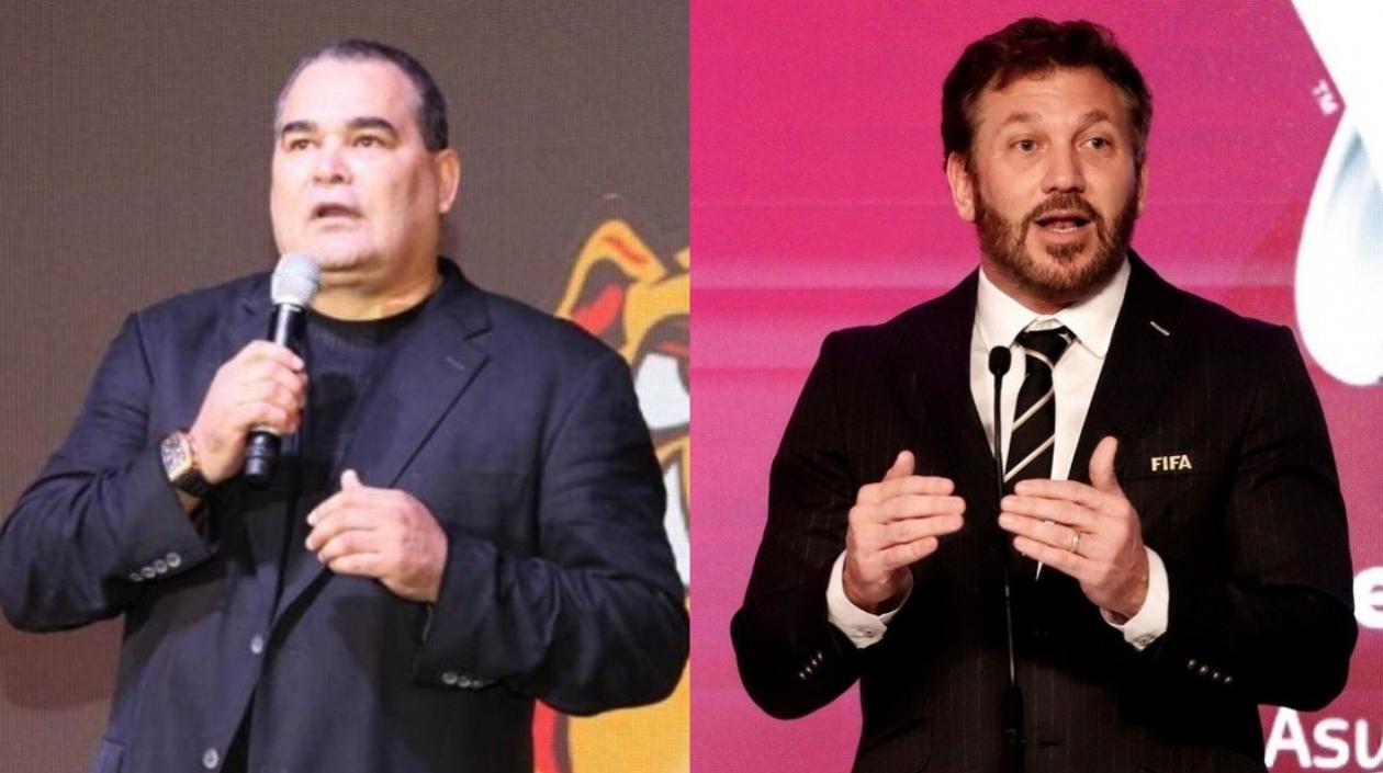 José Luis Chilavert y Alejandro Domínguez.
