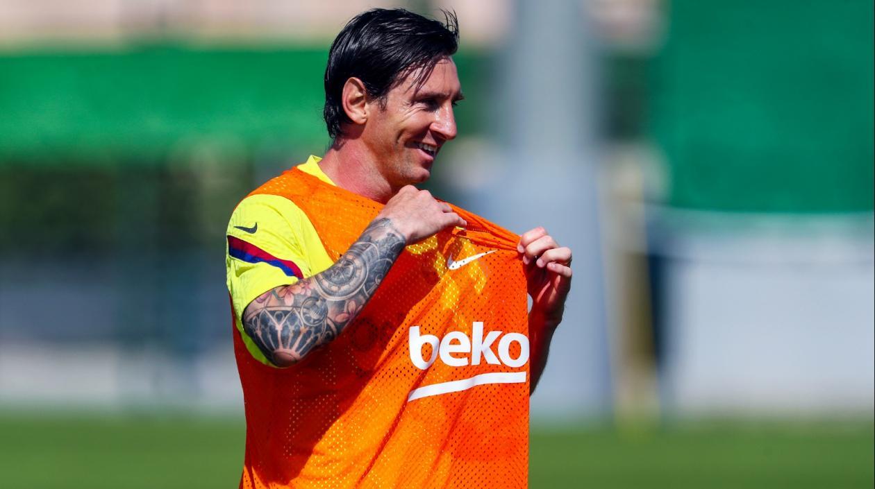 El delantero argentino Lionel Messi.