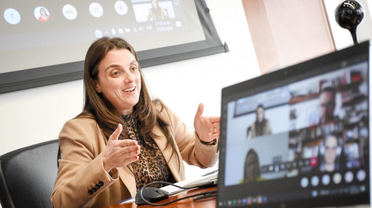 La ministra de las TIC, Karen Abudinen.