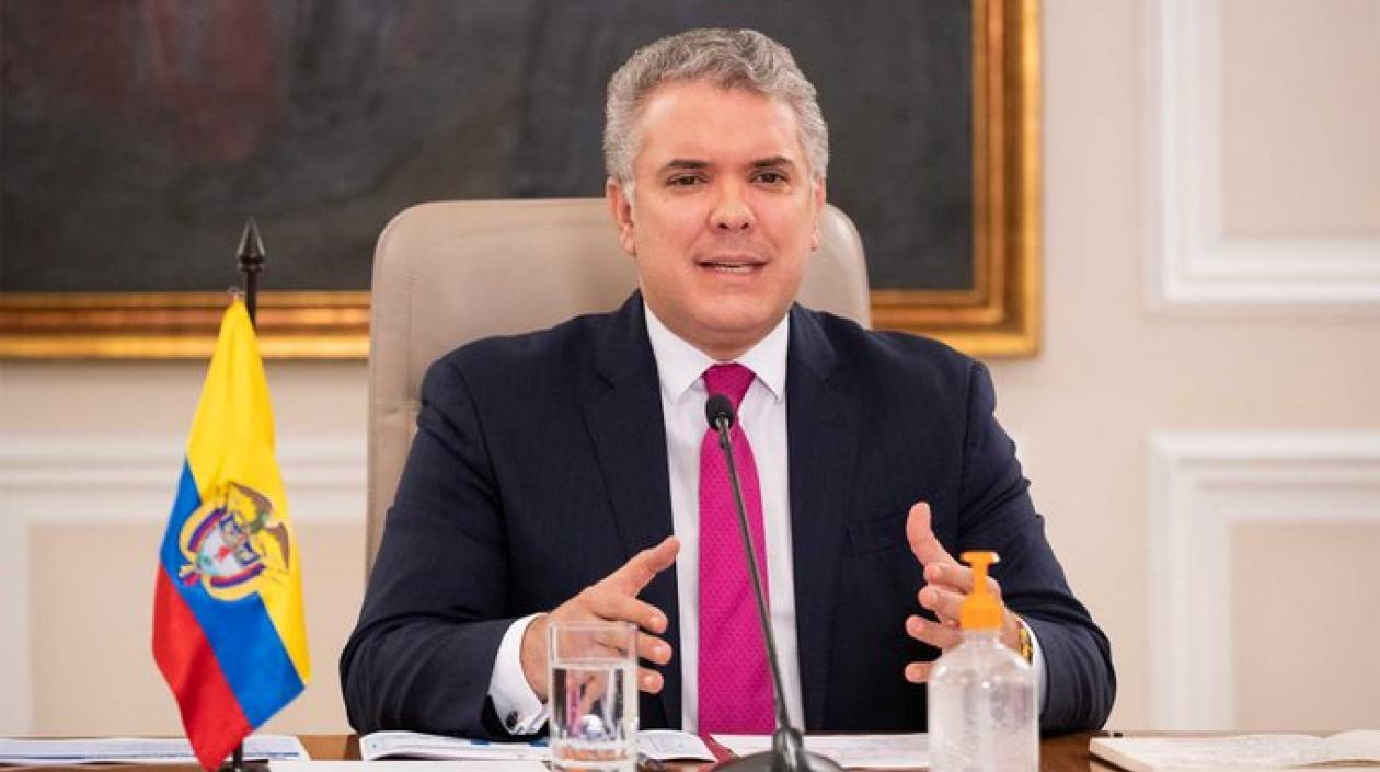 Iván Duque, presidente, hizo el anuncio del ambicioso programa de subsidios.
