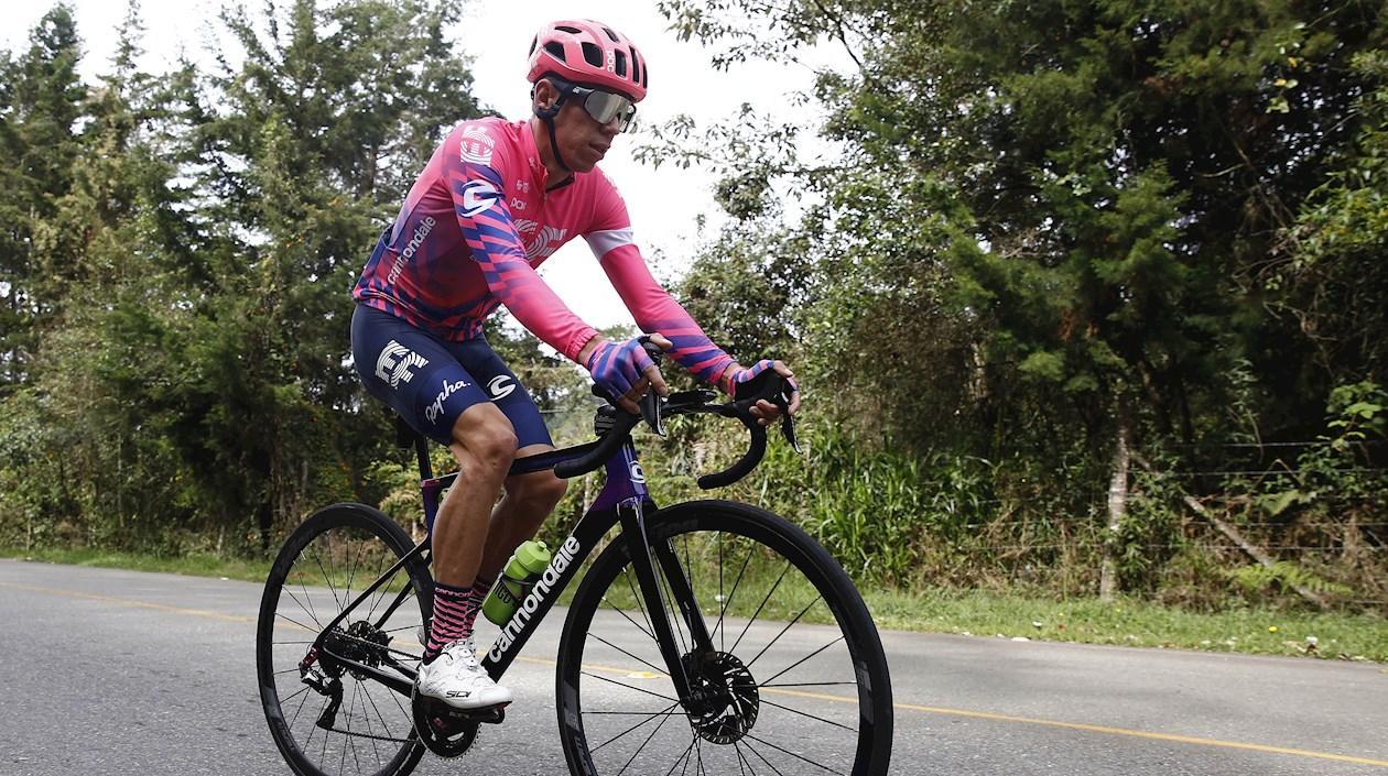 El ciclista colombiano Rigoberto Urán.