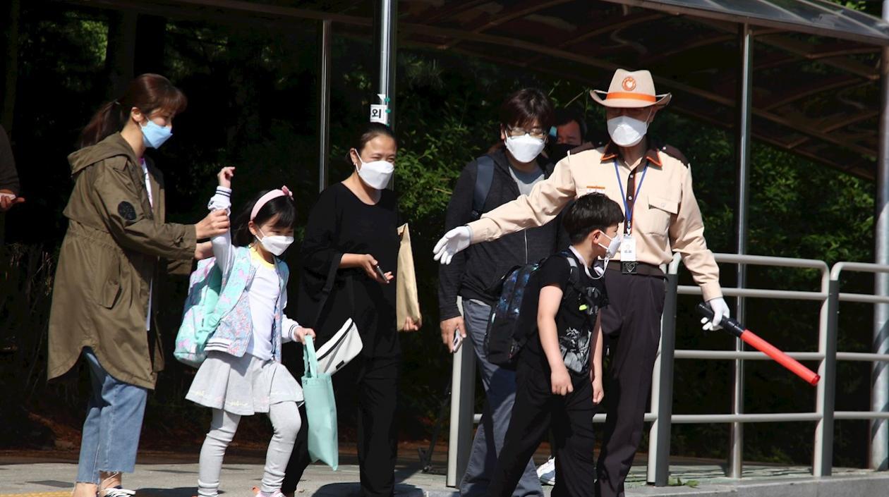 Corea del Sur reportó 79 nuevos casos.