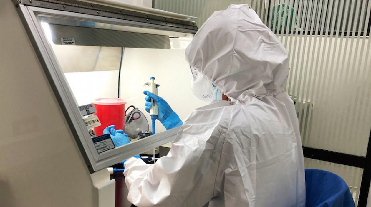 Laboratorio de pruebas del Instituto Nacional de Salud.