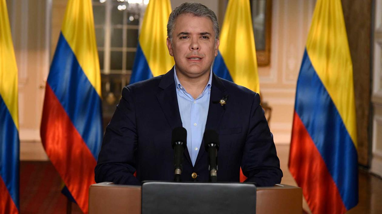 El Presidente de la República, Iván Duque.