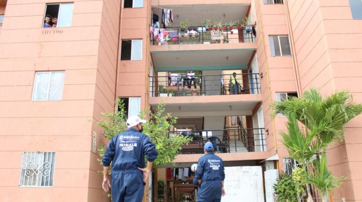 Diligencia de la Patrulla Covid.