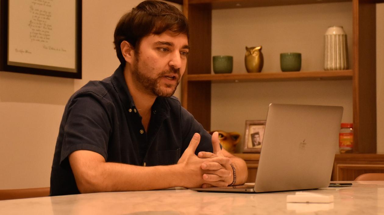 El Alcalde de Barranquilla, Jaime Pumarejo.