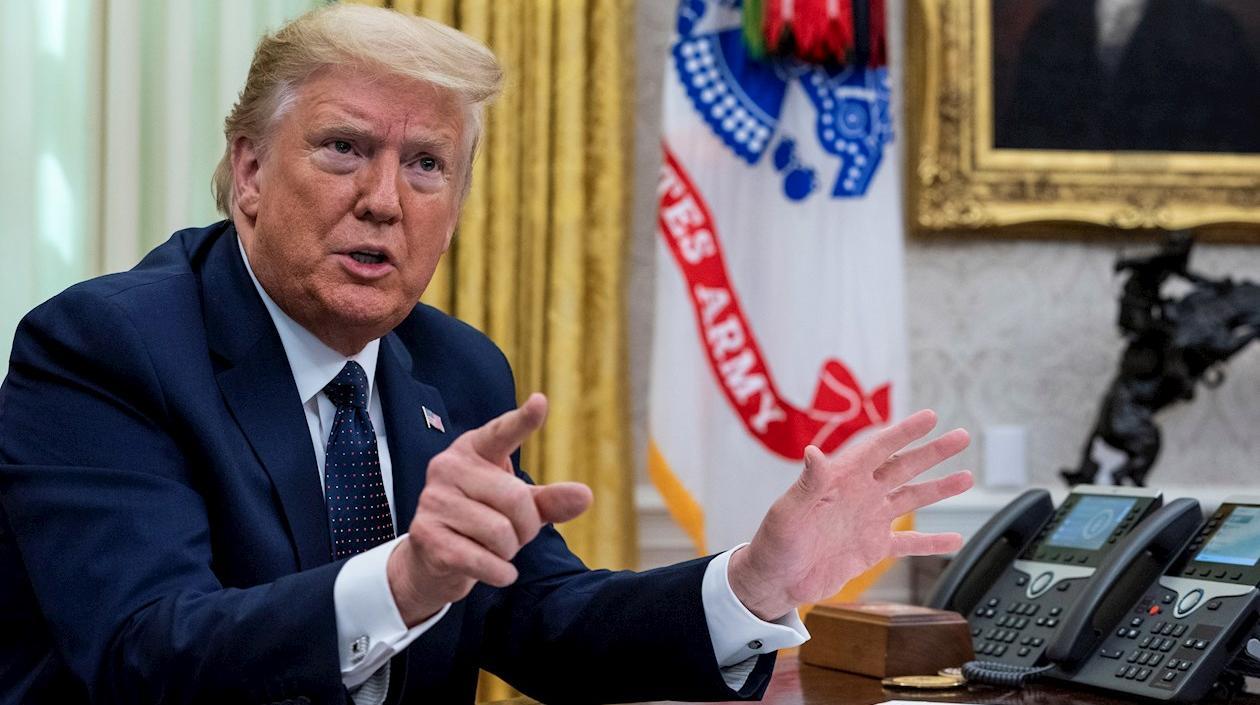 Donald Trump, presidente de los Estados Unidos.