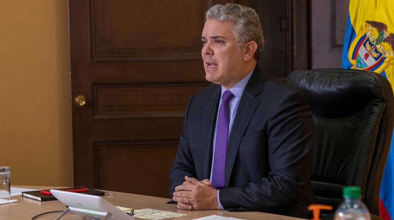 El Presidente de la República, Iván Duque.