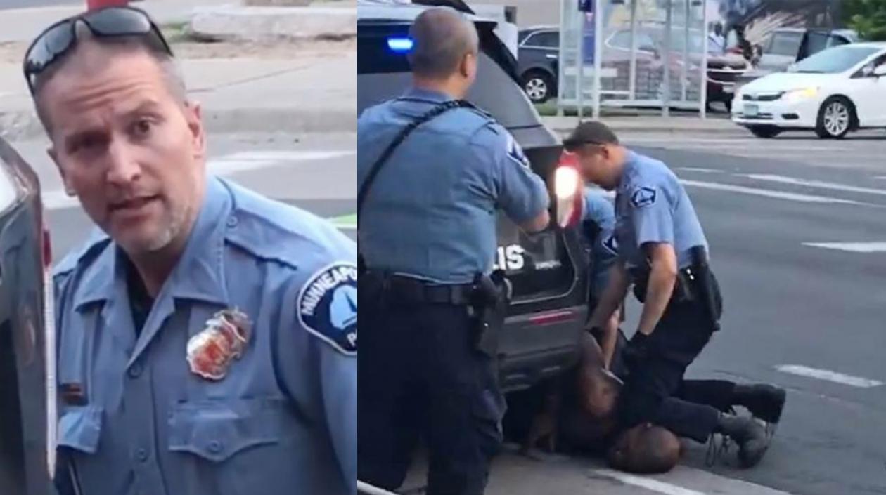 Momentos del ataque de Derek Chauvin a George Floyd.