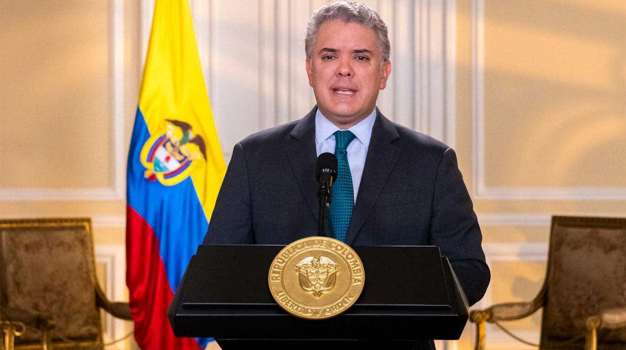 El Presidente de la República, Iván Duque.
