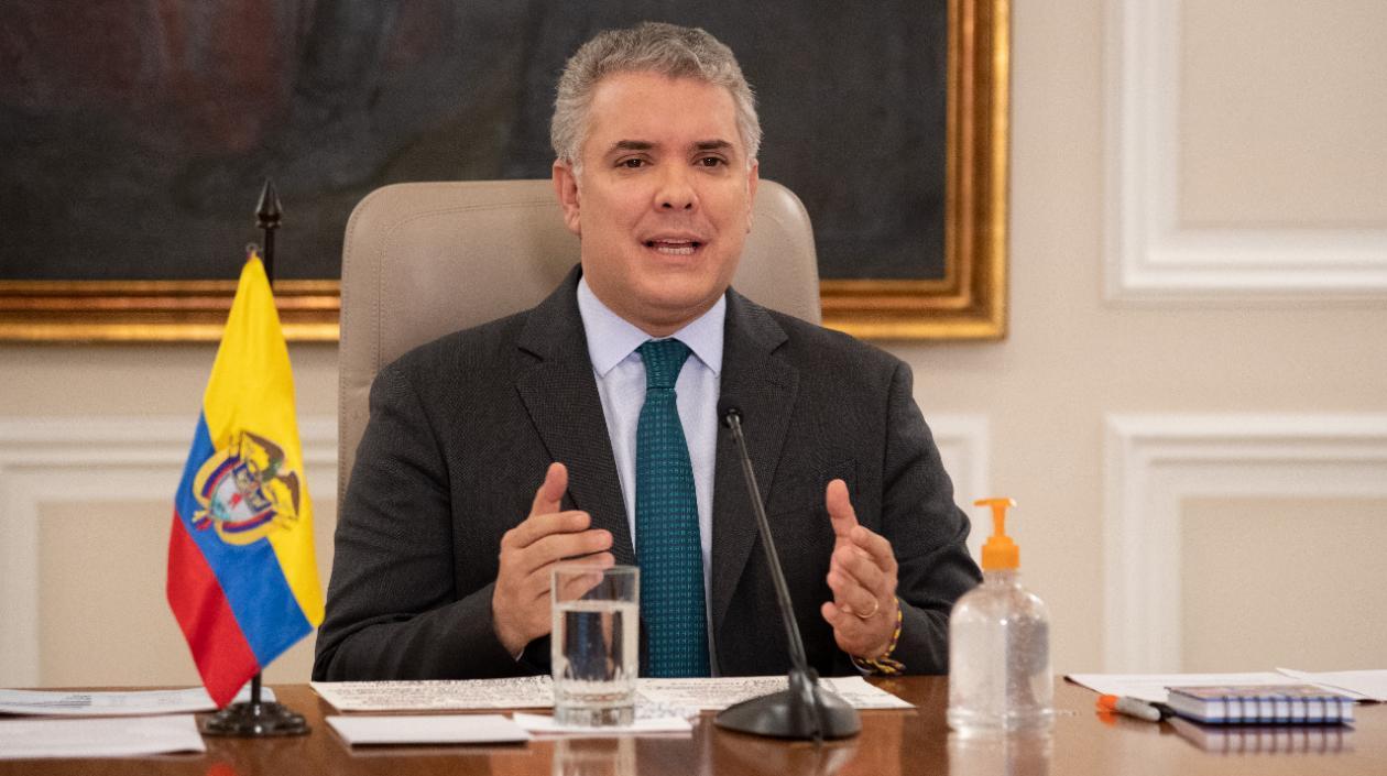 El Presidente de la República, Iván Duque.