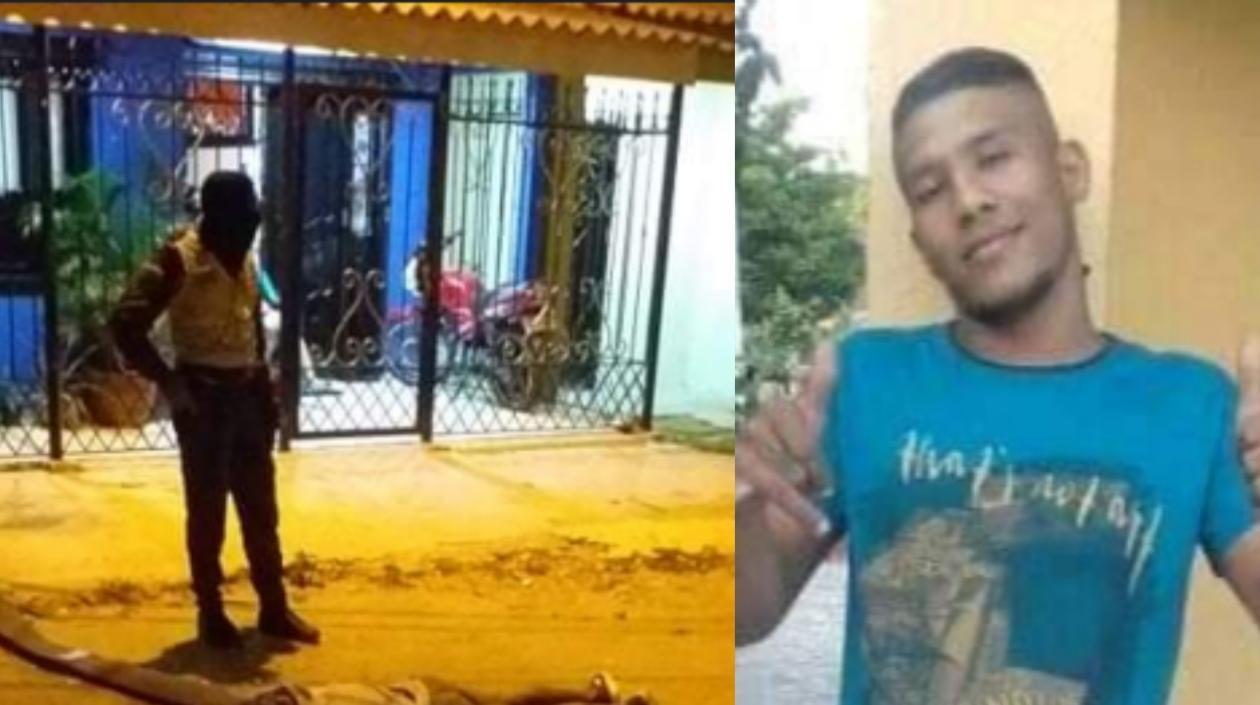 Carlos José Polo fue atacado a bala en esta calle de Sabanalarga.