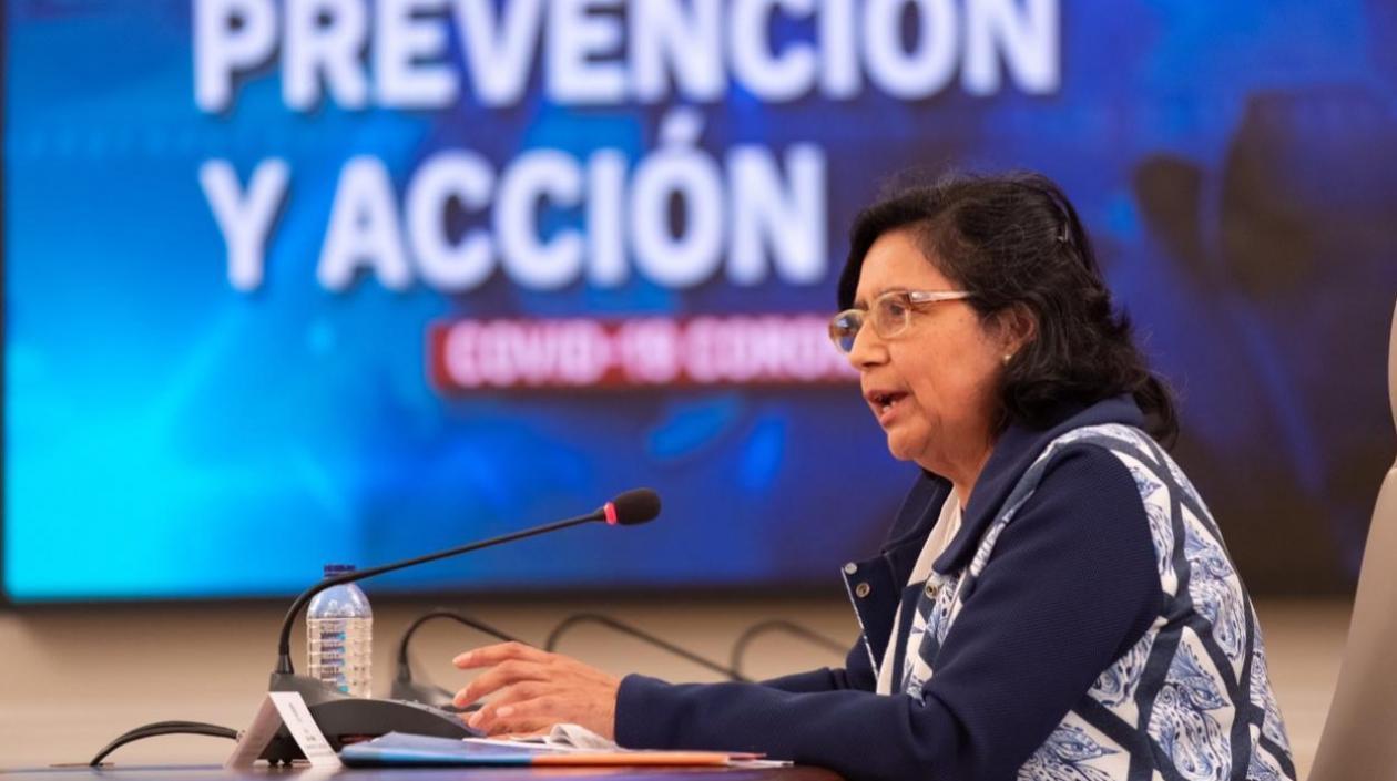 Gina Tambini, representante de la OPS/OMS para Colombia.