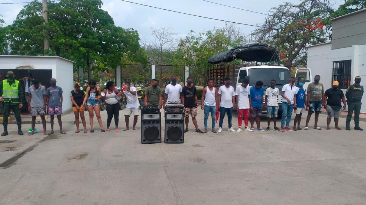 18 capturas en rumba clandestina en Cartagena