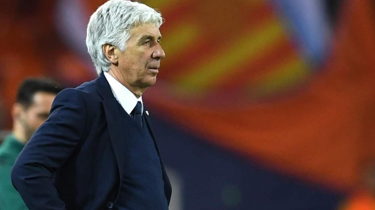 El entrenador del Atalanta italiano, Gian Piero Gasperini.