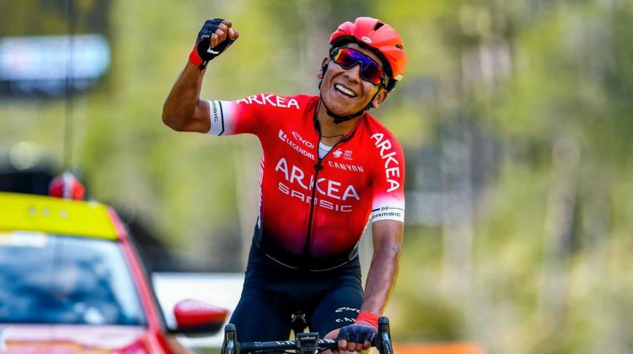 El ciclista colombiano Nairo Quintana.