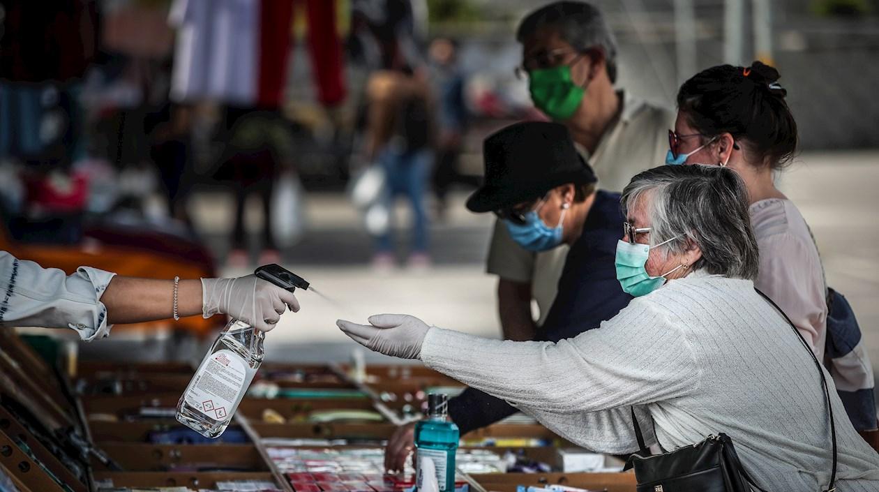 Mercado en Portugal.