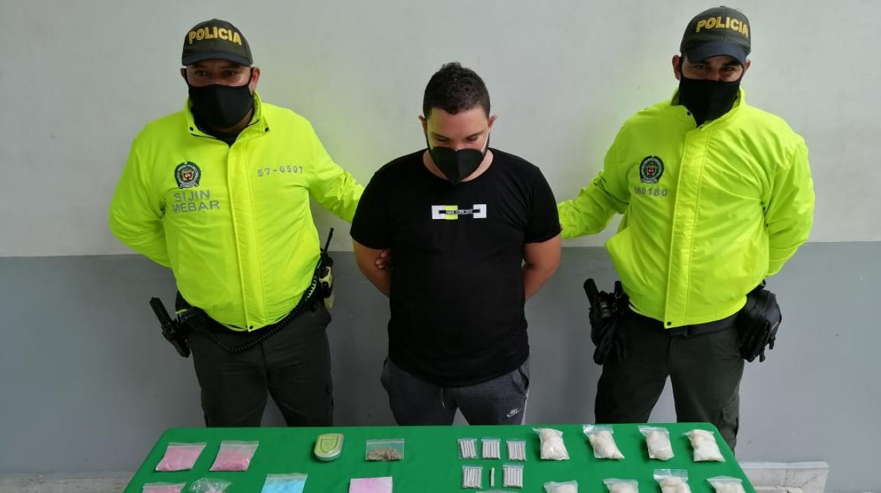 La captura fue realizada por la Sijin.