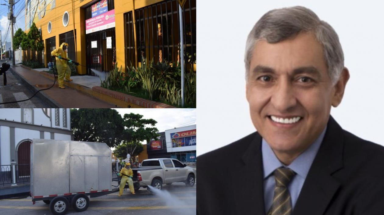 El presidente del Grupo Campbell, Iván Reátiga, anunció que apoyará a la Alcaldía de Galapa en su tarea contra el Covid-19.