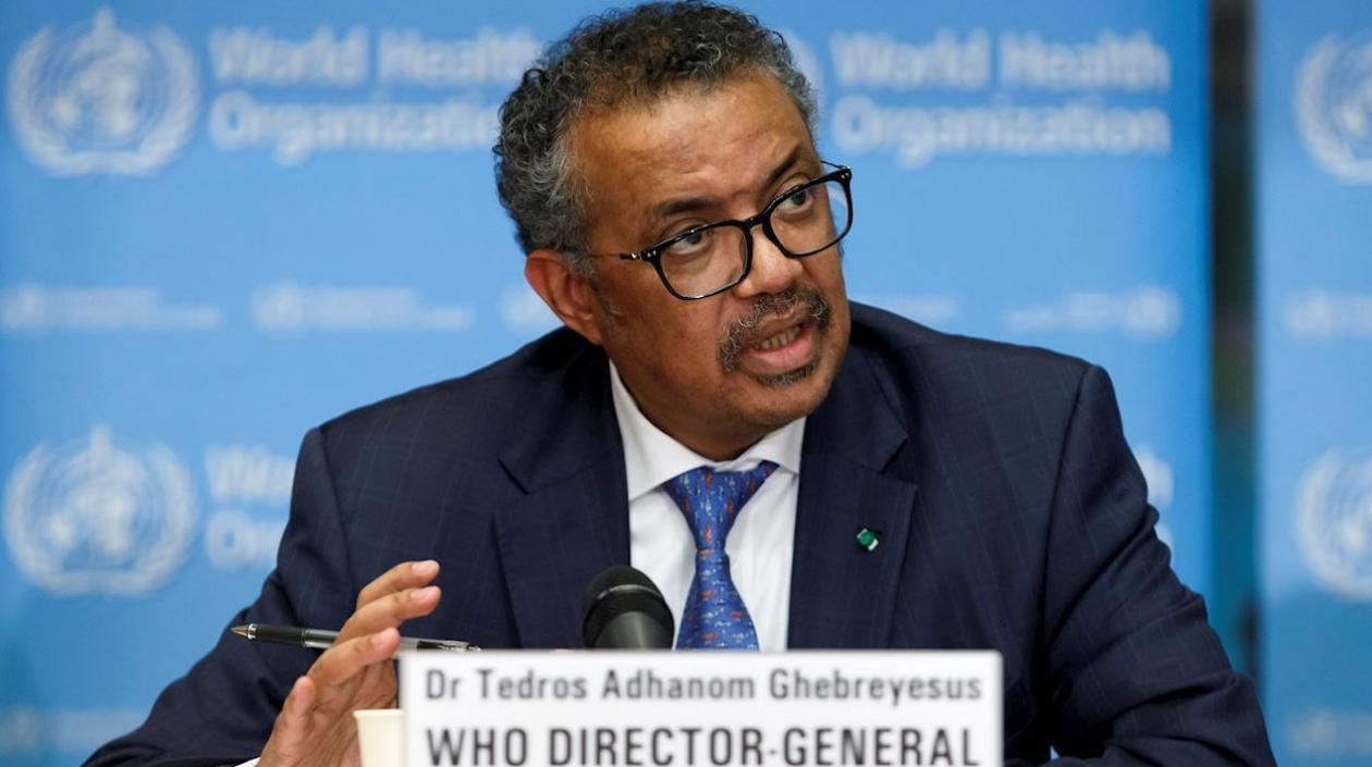 El director general de la OMS, Tedros Adhanom Ghebreyesus.