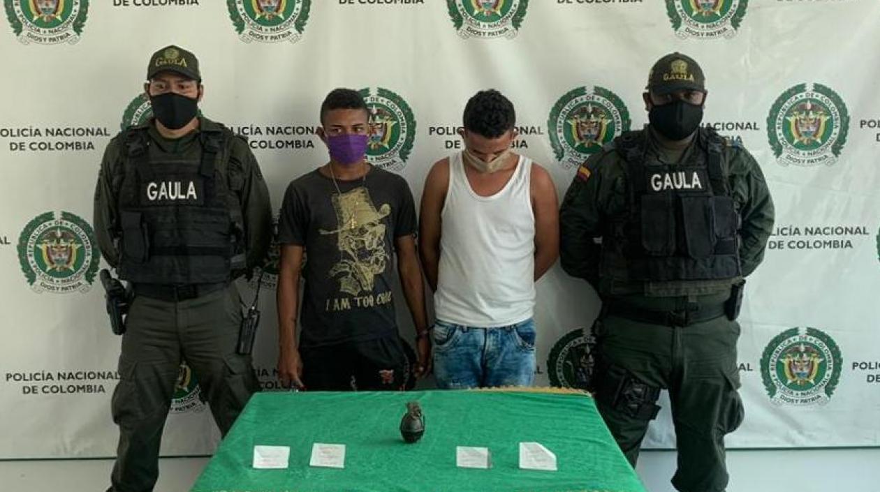 Los hermanos capturados.