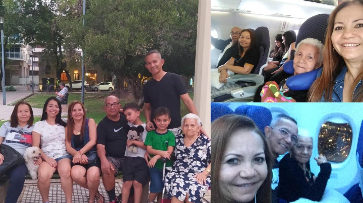 La familia Marimón en Argentina.