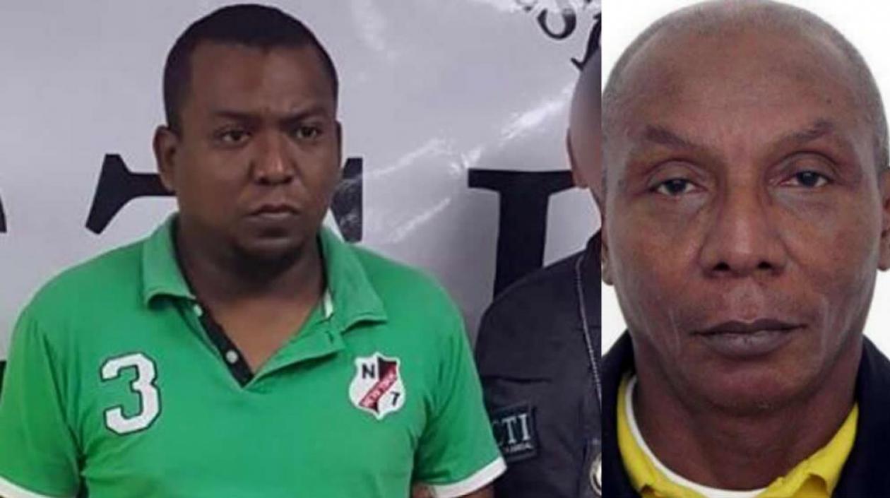 Víctor Meriño (izquierda); Bernardo Cuero, el líder social asesinado (derecha).