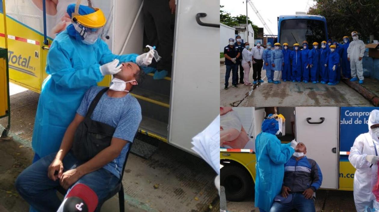 Pruebas de Covid-19.