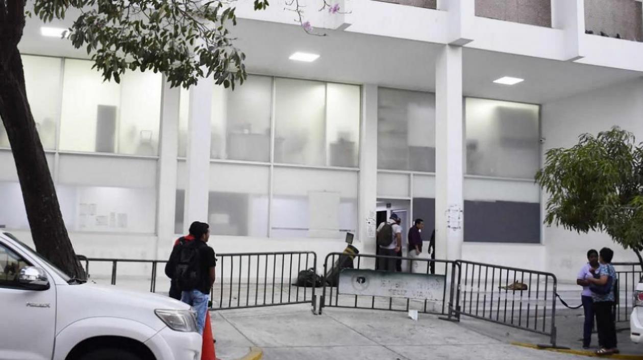 Los policías fueron llevados a la URI de la Fiscalía.a