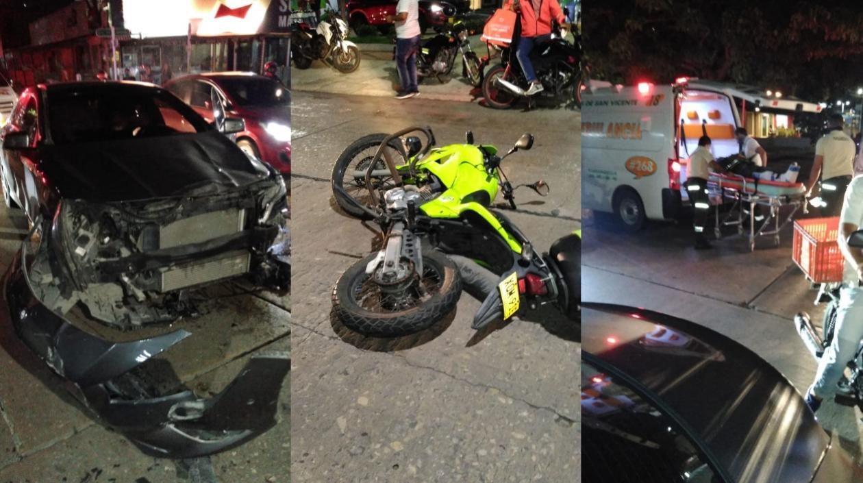 El accidente ocurrió en la calle 82 con carrera 45.