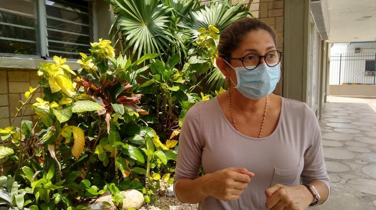 Secretaria de Salud, Alma Solano.