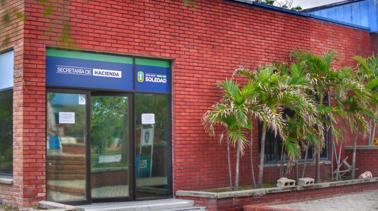 Sede de la Secretaría de Hacienda de Soledad.
