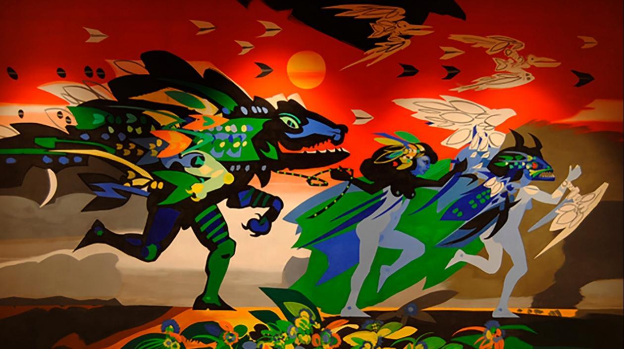 Se va el Caimán-1982. Telón de boca. 