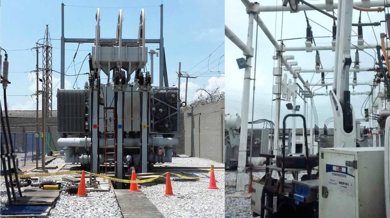 Subestación Unión donde se harán trabajos en dos circuitos.