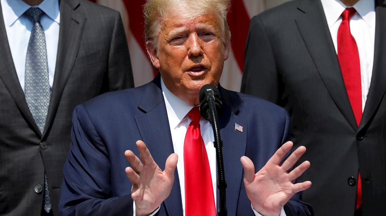 Donald Trump, presidente de los Estados Unidos.