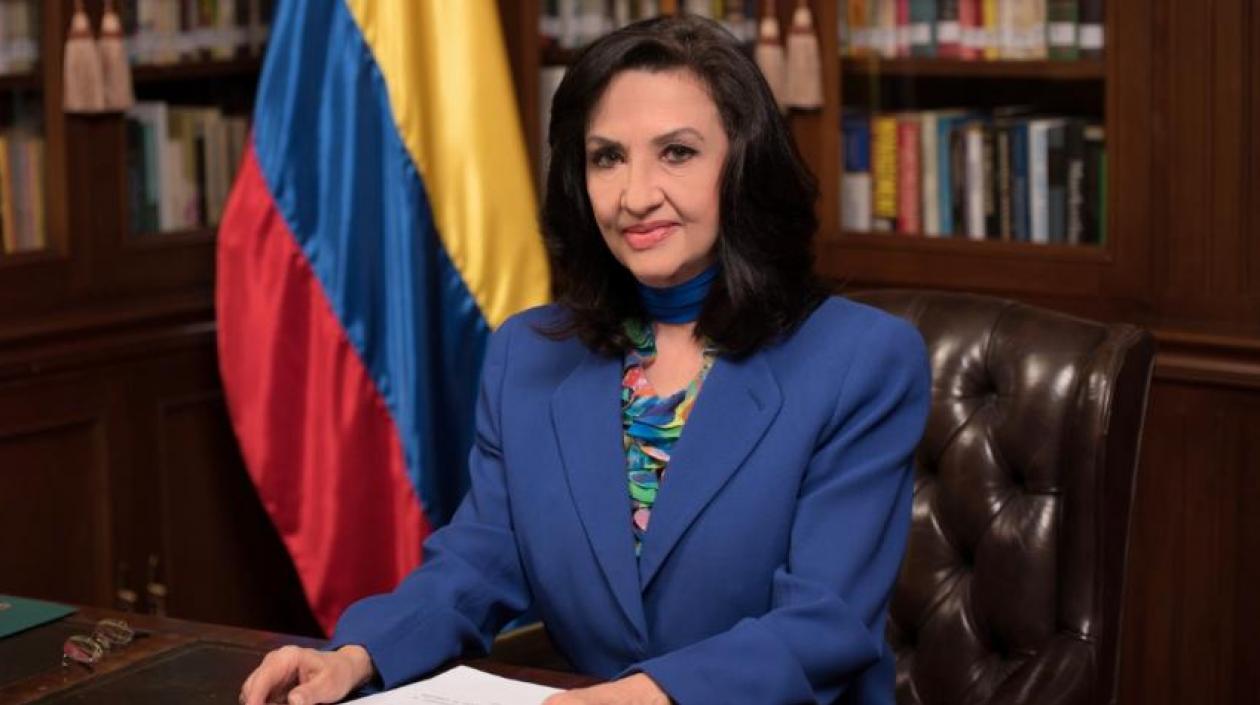 La Canciller Claudia Blum.