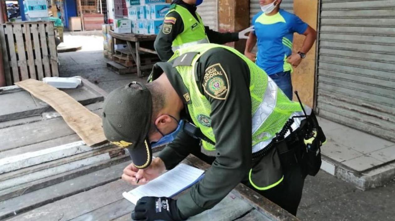 Comparendos impuestos por la Policía.