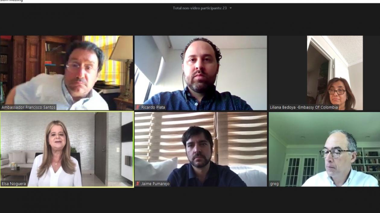 La reunión virtual.