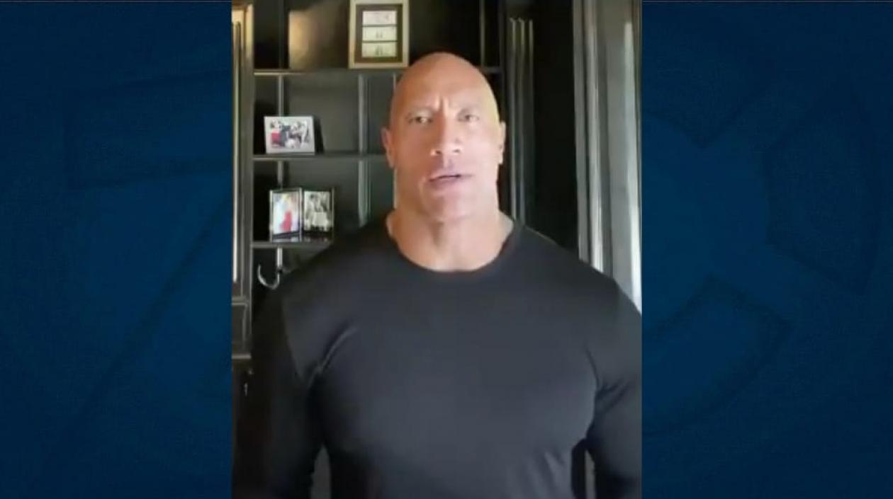 El actor Dwayne Johnson.