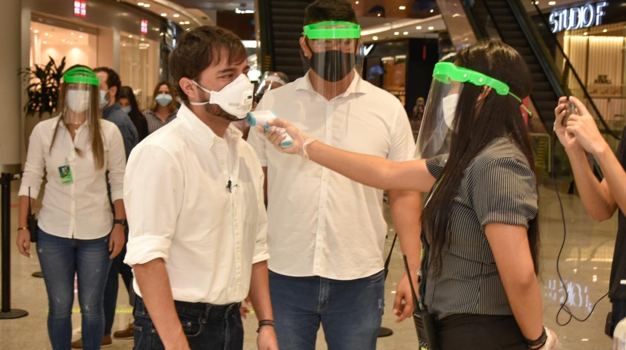 El Alcalde de Barranquilla, Jaime Pumarejo.