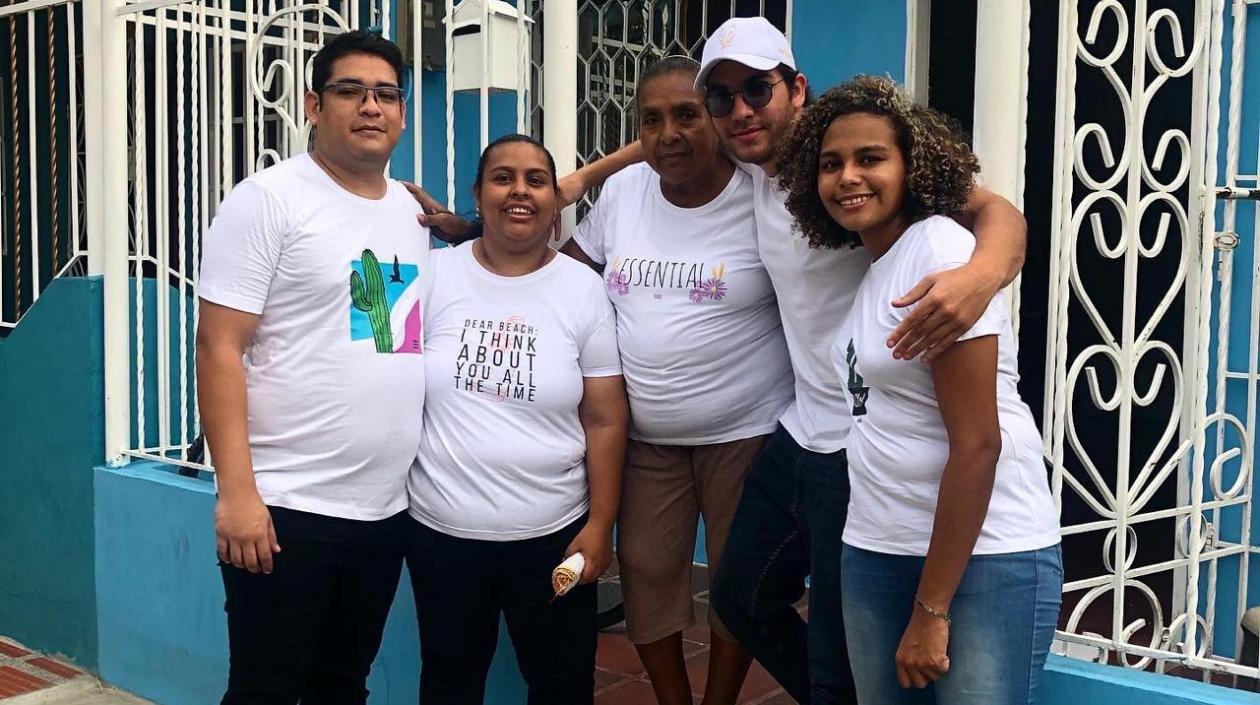 La familia Escorcia y Camus García.