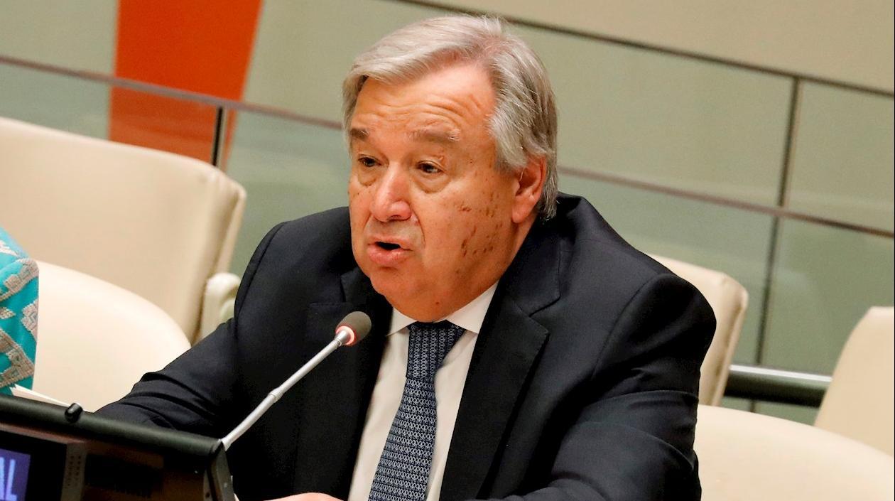 El secretario general de la ONU, António Guterres.
