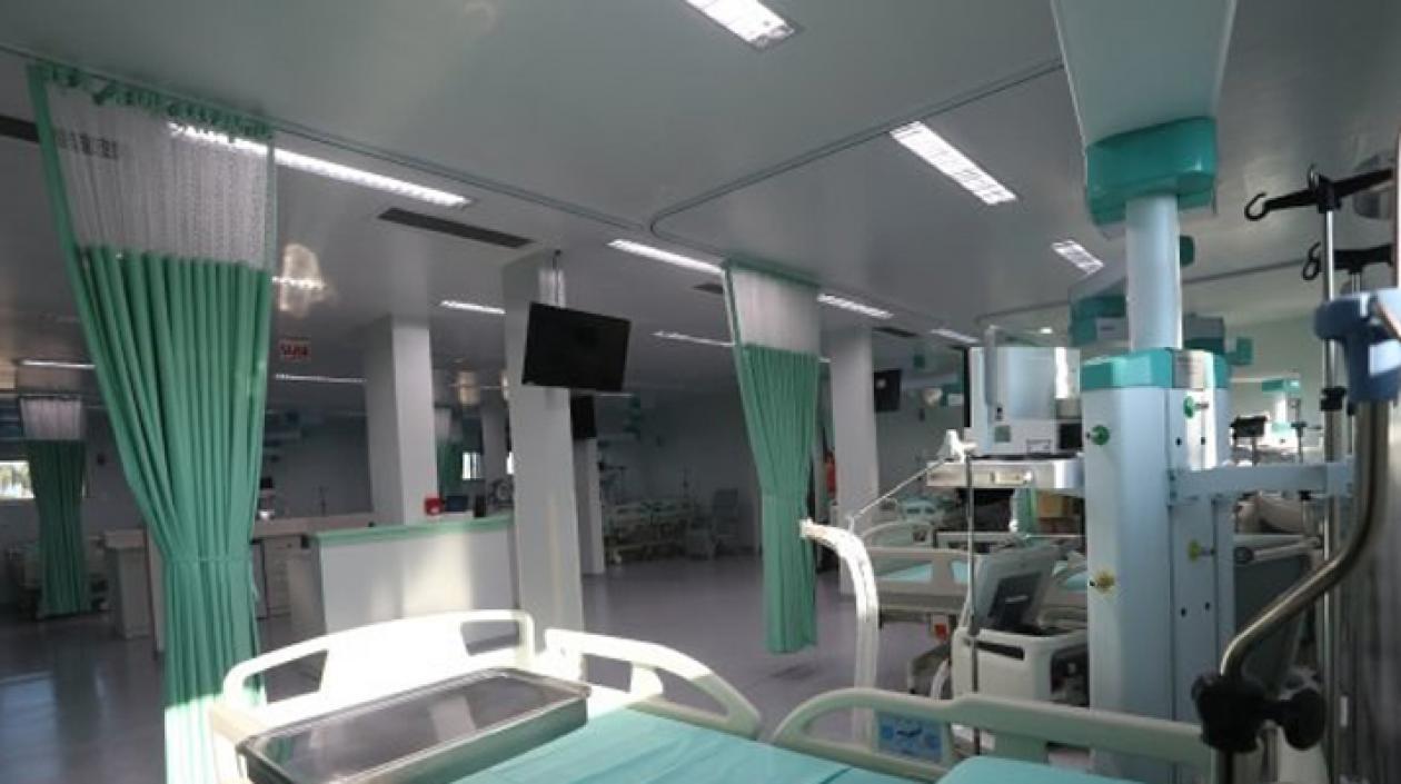 Clínica para pacientes de coronavirus en Brasil.