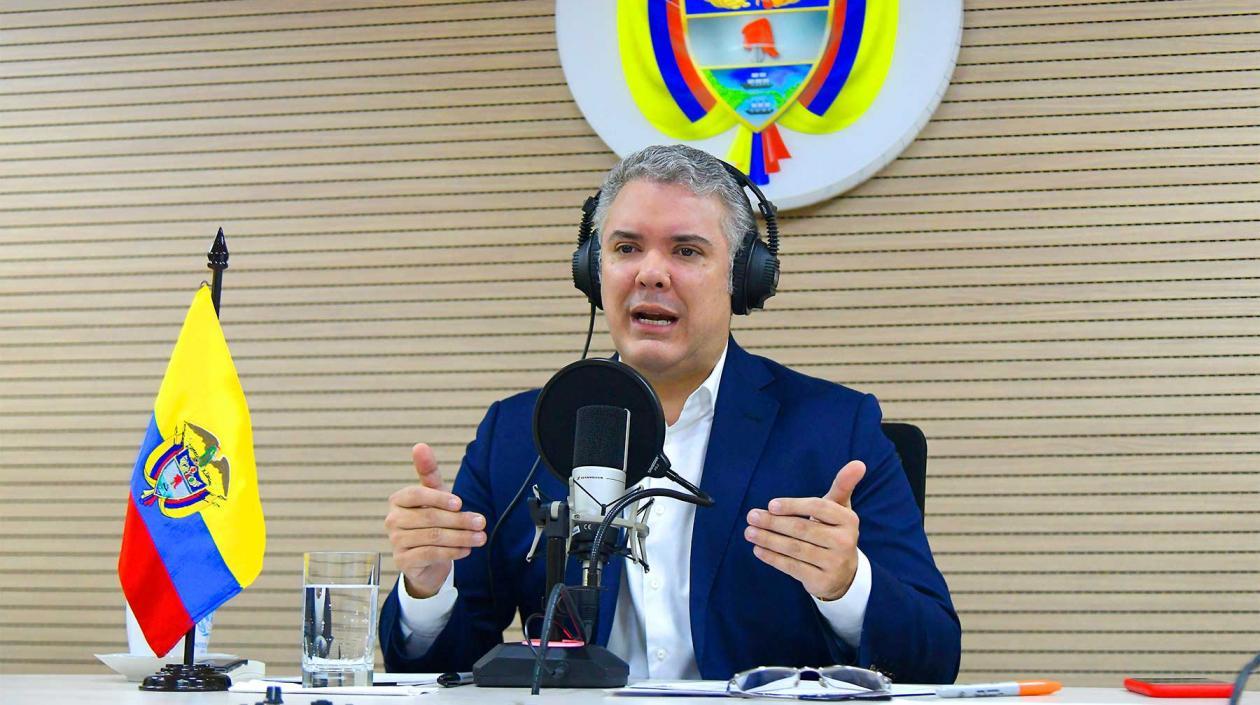El Presidente de la República, Iván Duque.