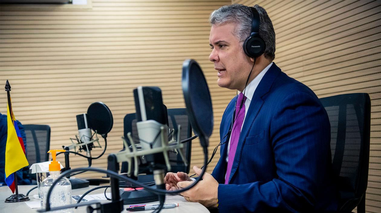 El Presidente de la República, Iván Duque.