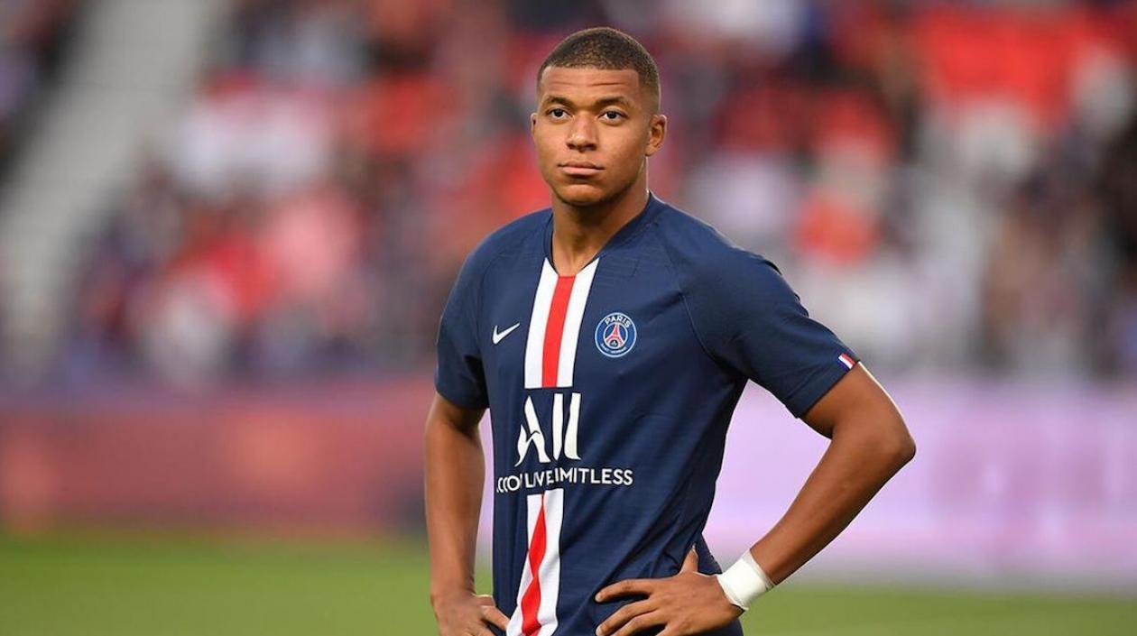 El francés Kylian Mbappé, delantero del París Saint Germain.