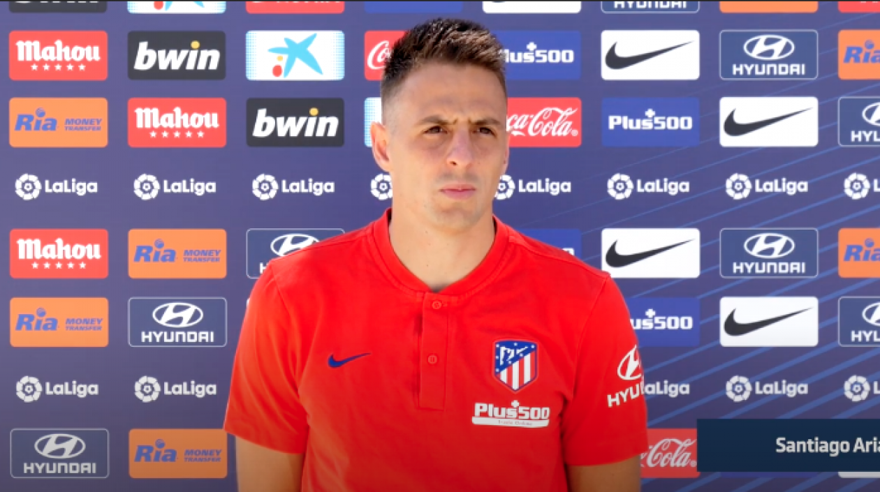 Santiago Arias, jugador colombiano en Atlético de Madrid.