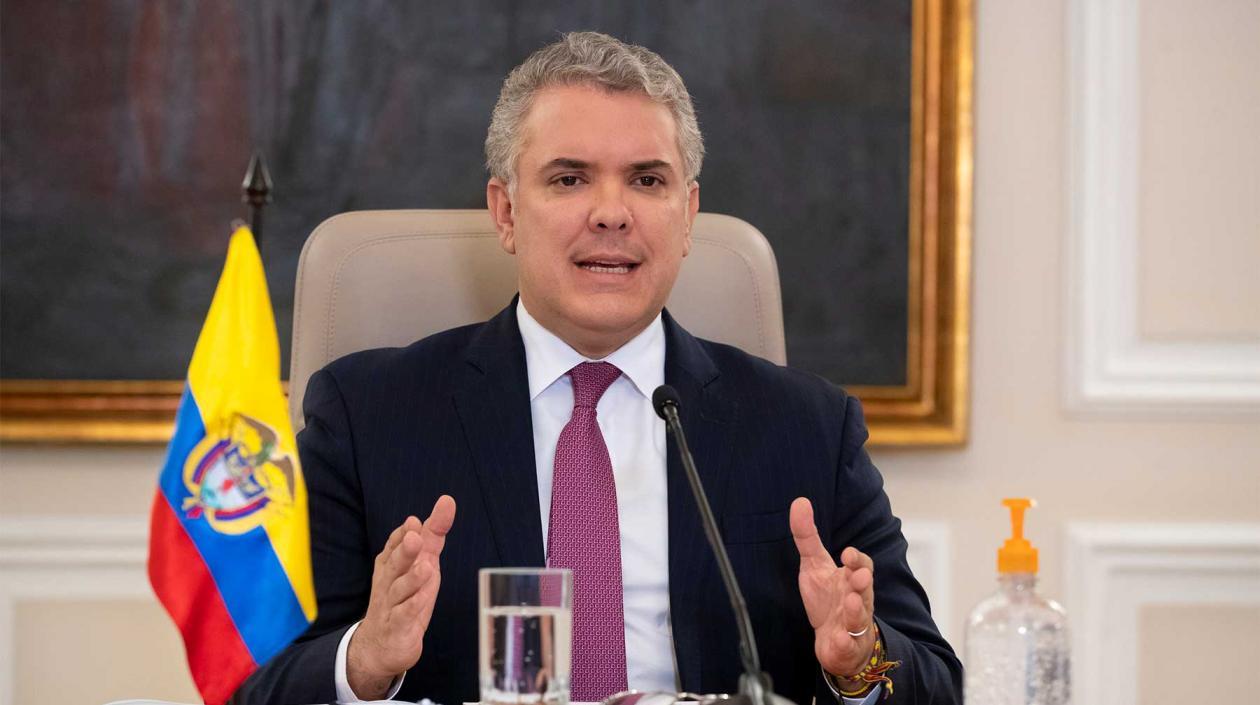 Iván Duque, presidente de Colombia.